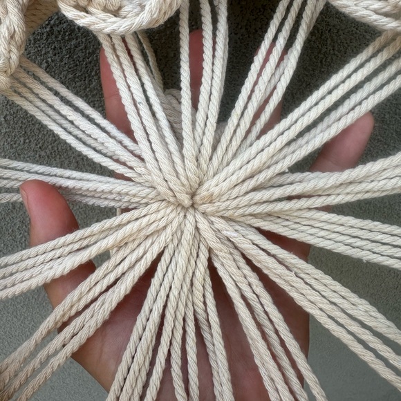 Large Macrame Hanging Basket - Picture 7 of 7